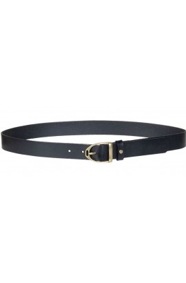 Leather belt -Beth- black