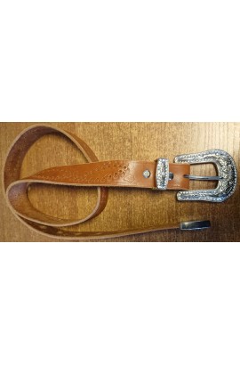 Handmade leather belt -Katrin-