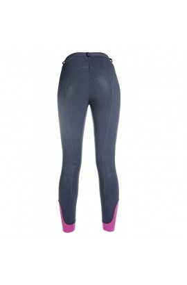Kids riding breeches with silicone seat -Kate- deep blue