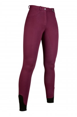 Kids riding breeches with silicone seat -Kate- bordeaux