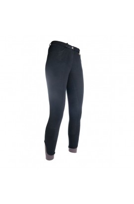 Kids riding breeches with silicone seat -Kate- black