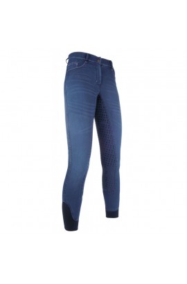 Riding breeches with silicone seat -Summer Denim Easy-
