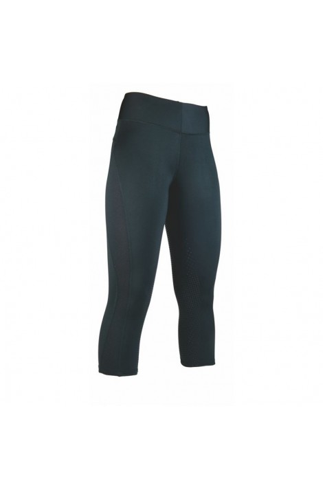 3/4 riding leggings with silicone seat -mesh-