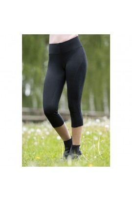 3/4 riding leggings with silicone seat -mesh- 