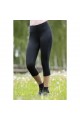 ! for summer! 3/4 riding leggings with silicone seat -mesh- 