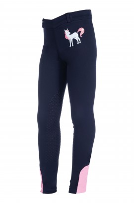Kids riding leggings with silicone knee -Pony Dream- 