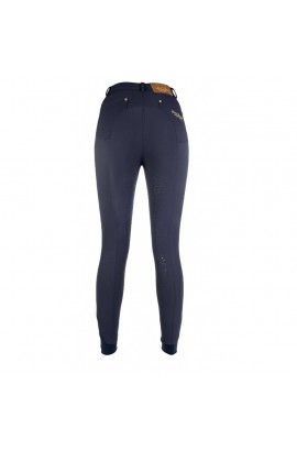 Riding breeches with silicone seat -LG Basic- deep blue