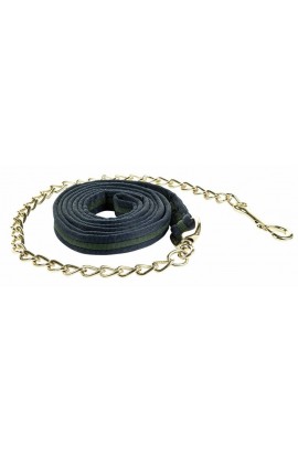 !Lead rope with chain -Soft- deep blue