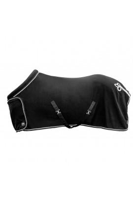Fleece rug -Collar- black