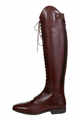 !Leather boots -Elegant Lace- standard brown