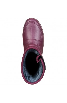All-weather boots -Snowflake- grape