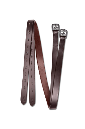 Stirrup leathers -Star- brown