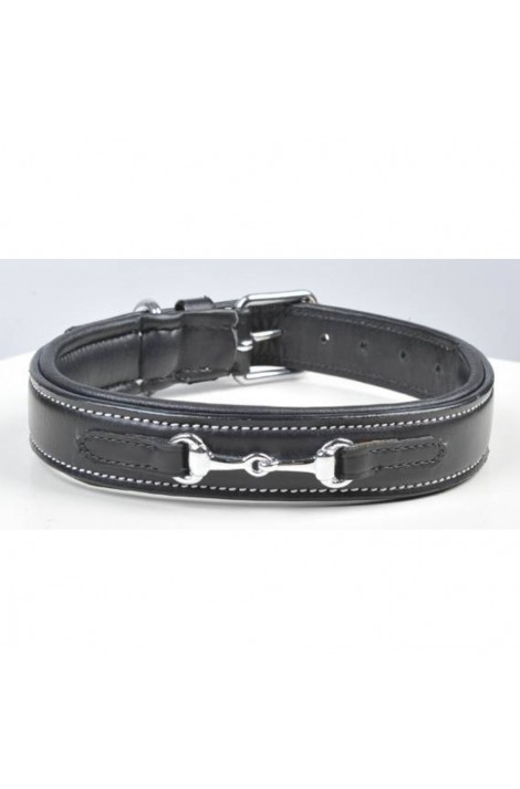 leather dog collar -bit-
