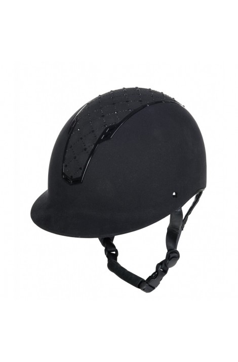 Glittering riding helmet -Linz Style- black