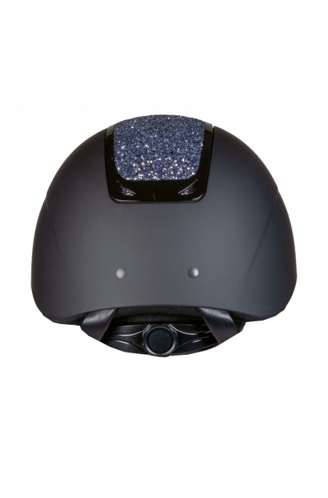 Riding helmet with glittering panel -Glamour- multicolour
