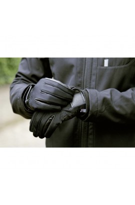 Kids warm gloves -Softshell- black