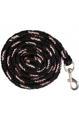 Lead rope -Rosegold- black