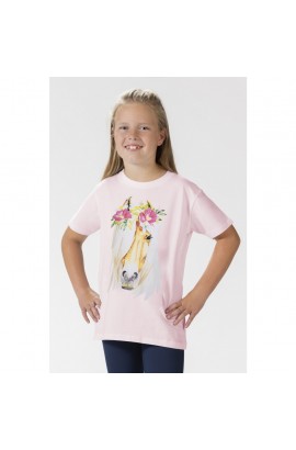 Kids T-shirt -Flower Horse-