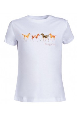 Kids T-shirt -Pony Club- white