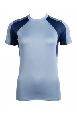 !!T-shirt -UV & Mesh- smokey blue