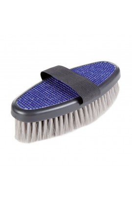 Body brush -Rhinestones- blue