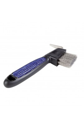 Hoof pick -Rhinestones- blue