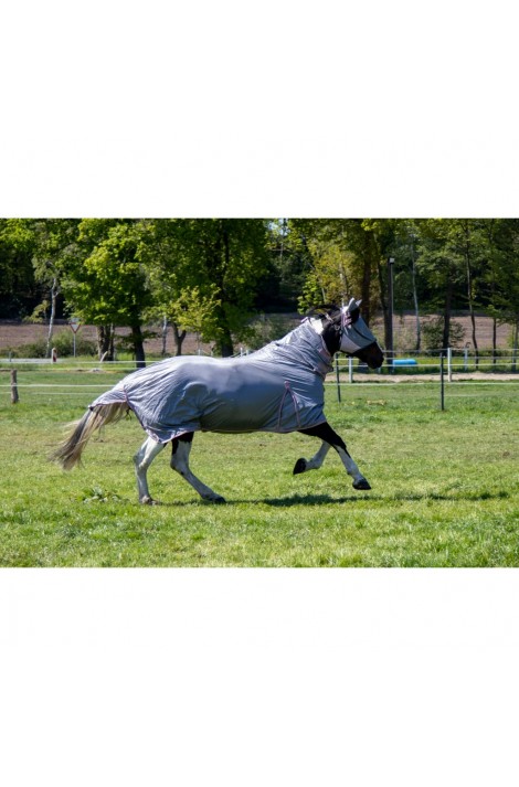fly rug -grey- with neck