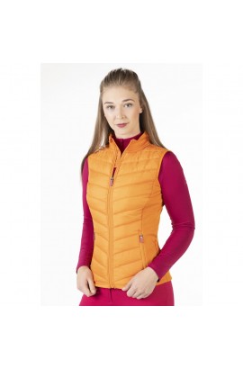 Combined thin riding vest -Basel Style- orange