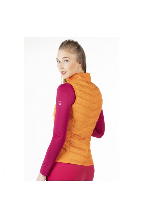 Combined thin riding vest -Basel Style- orange