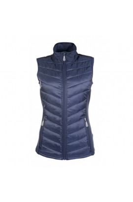 Combined thin riding vest -Basel Style- deep blue
