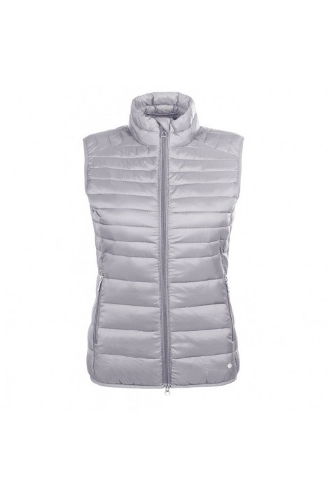 !Quilted vest -Lena- ystone grey