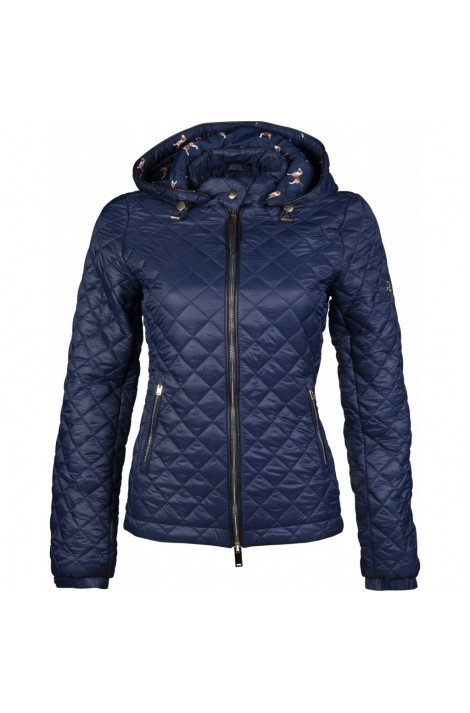 !Quilted jacket -Beagle- deep blue