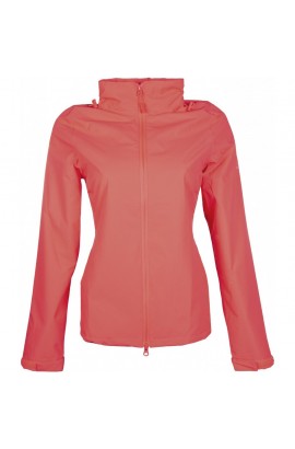 Rain jacket -Rainy Day- neon coral