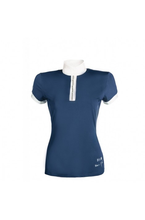 competition shirt -Crystal- deep blue