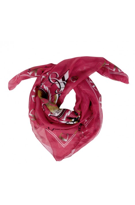 Scarf -Santa Rosa- raspberry