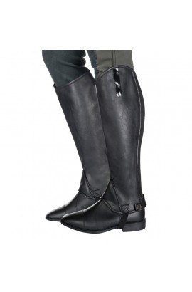 Kids synthetic half chaps -Elastic- 